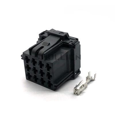 China Automotive 8-968972-1 12 Pin 2.8MM Amp Plug Electrical Auto CD Player Connector for sale