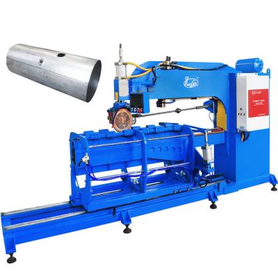 China Welding For Oil Tank HWASHI 200KVA MFDC Straight Seam Welding Machine For Oil Tank for sale