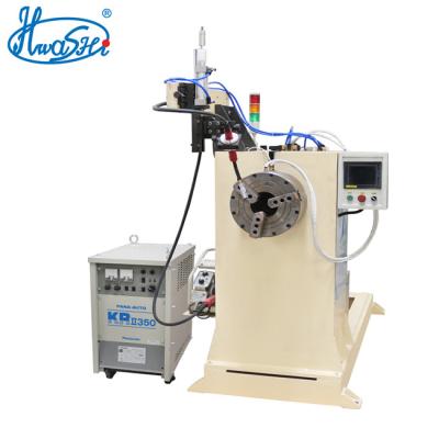 China Garment Shops Hwashi MIG/TIG Welding Machine PLC Control Circular Seam With Automatic Rotating System for sale