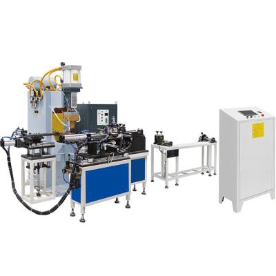 China Machinery Repairs Workshop HWASHI Full Automatic Glass Cover Belt Steel Welding Machine, Stainless Steel Automatic Band Spot Welder for sale