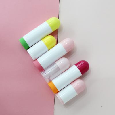 China 2021 new kids wholesale custom lip balm packaging lipbalm tubes lipstick bullet tube mini lip balm container cosmetic tube for sale