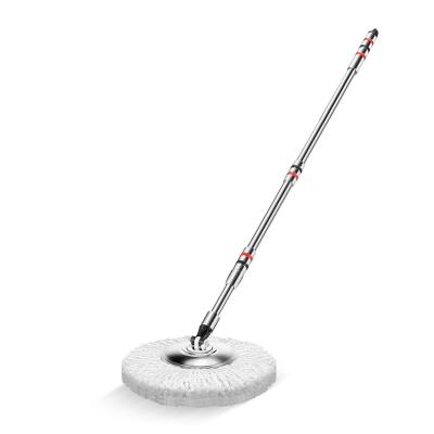 China Disposable Magic Broom 360 Handle Stainless Steel Aluminum Broom Pole for sale