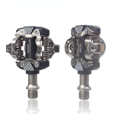 China RTS Clip Lightweight Self-Locking Mountain Bike Pedals Auto Clip SPD Clips Footpegs CAD Bearings Bike Pedals for sale