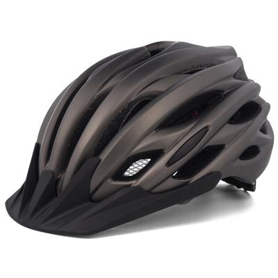 China Ultralight Breathable Cycling Helmet Bicycle Parts Accessories Mountain Bike Helmets for Adults with Rear Warning Light for sale