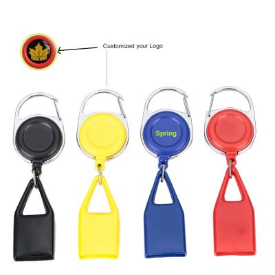 China Custom Metal+abs Badge Retractable Rubber Holder Lighter Metal+abs Badge Tobacco Shop Gift Pull Pull Leash Smoking Lighter Sale In Supermaket for sale