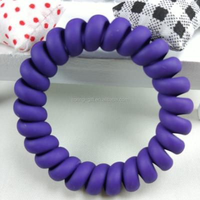 China Custom-made Hair Ring Fashion Coil Hair Tie European and American style Korea design telephone wiring for sale