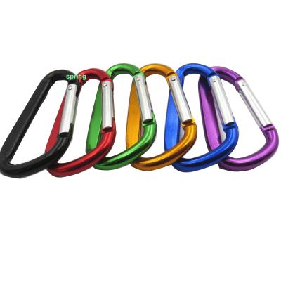 China Various Heavy Industry Size And Colors Hanger Aluminum Swivel Carabiner Clips Snap Hooks Key Chain for sale