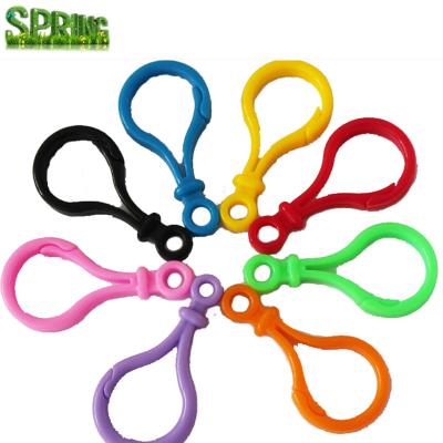 China Cheap ABS plastic hanger, carabiner key chain. pegboard hooks with key ring for sale