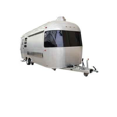 China High Quality Multifunctional Vegetable Processing Plant Factory Outlet Stainless Steel Airstream Food Trailer for sale