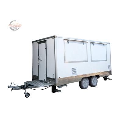 China Hot Sale High Quality Multifunctional Square FRP Vegetable Processing Plant Custom Food Truck For Cafe for sale