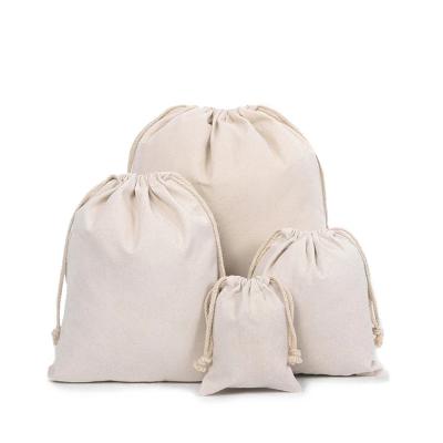 China Good Quality Product Tote Cotton Bag Eco - Friendly Warm White Drawstring Bag for sale