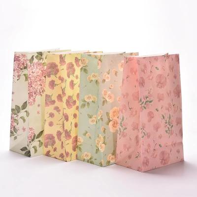 China China Manufacturer Recyclable Handle Paper Bag Multicolor Takeaway Food Paper Bags for sale