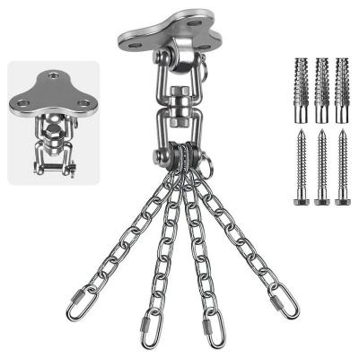 China Retail Industry Heavy Bag Hanger with 4 Chains and 4 Carabiners, Stainless Steel Sandbag Hanger Frames Bag Boxing Mount for sale