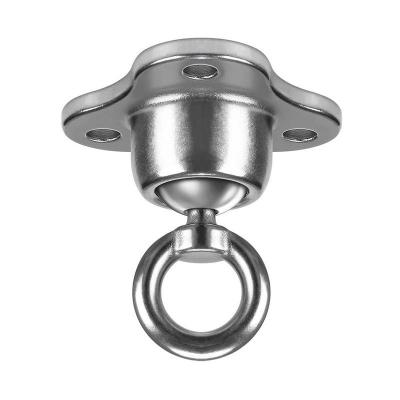 China Heavy Duty Wall Mount Retail Industry Ceiling Hanging Hardware Fitting 304 Stainless Steel Ceiling Hook Ring Hooks for sale