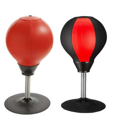 China Eco-friendly Catharsis Office Boxing Small Suction Cup Reduction Pressure Ball Desktop Reflex Ball Speed ​​Ball for sale