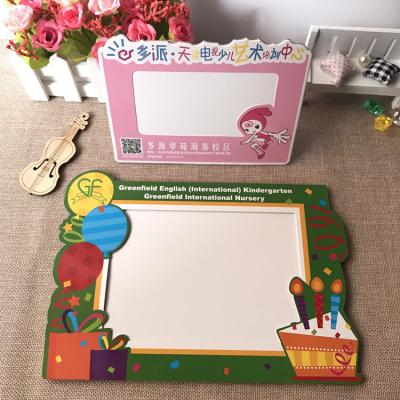 China Decorative Home Decor Multiple Colors Customize Personalized Wooden Picture Frame Cartoon Photo Frame For Kids for sale