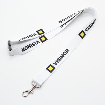 China New Design Promotional Polyester Roll Key Airplane Company Gifts Lanyard With Safety Breakaway for sale