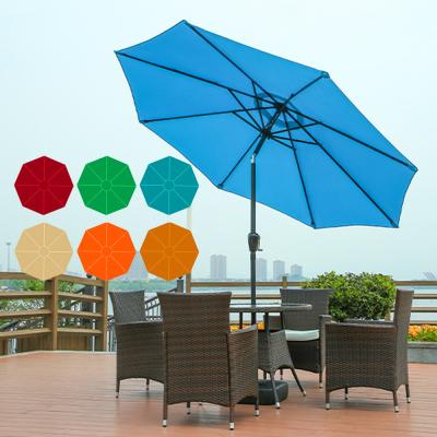 China Sun Protect Bengku Table Fabrick Large Beach Replacement Canopy Umbrella Outdoor Patio Garden for sale