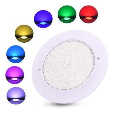 China Garden IP68 Resin Filled Ultra Thin LED18W 25W 35W Swimming Pool Lights ABS Underwater Swimming Pool Light for sale