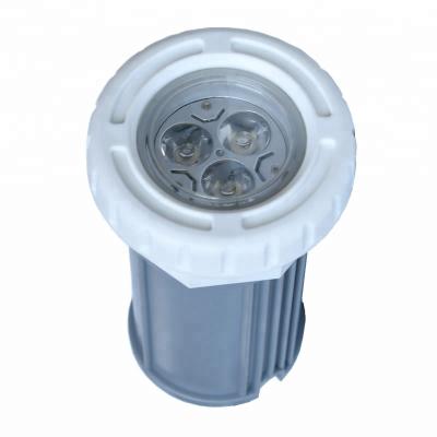 China LANDSCAPE AC DC 12V 24V 3W ABS Concrete Surface Mounted IP68 Waterproof Recessed Swimming Pool Light Led Swimming for sale