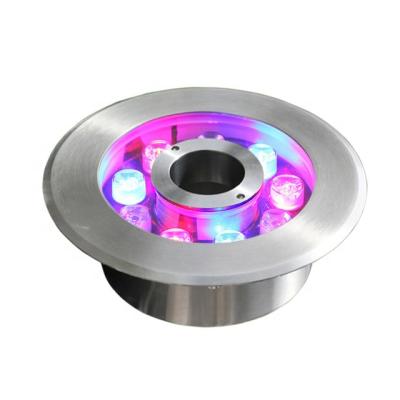 China Fountain Factory Supply 18W RGB Small Size High Quality Waterproof Good Profession Led Fountain Light Underwater Pool for sale