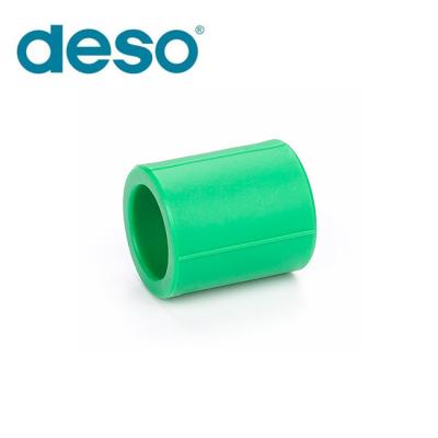 China Deso Ppr Plumbing Supply Water Supply Plastic Materials Ppr Pipe And Fitting PN25 Coupling Height 20~160mm 20~160mm for sale