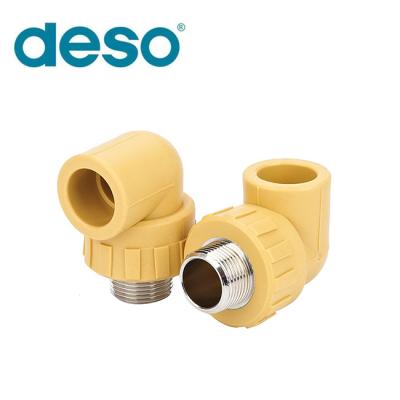 China Deso Wholesale PP-R Female / Male Thread Elbow PPR Pipe Fitting 20-32mm for sale