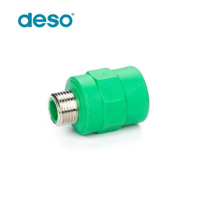 China Popular Pipe Concection PN25 PPR Fittings Male Threaded Coupling With AENOR ISO15874 for sale