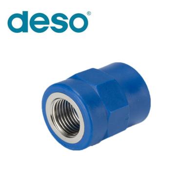 China Italian Type Wholesale PPR Water Trasportation Pipe Adapter Female Thread And Fittings DN20 Female Thread Coupling For PPR Pipe for sale