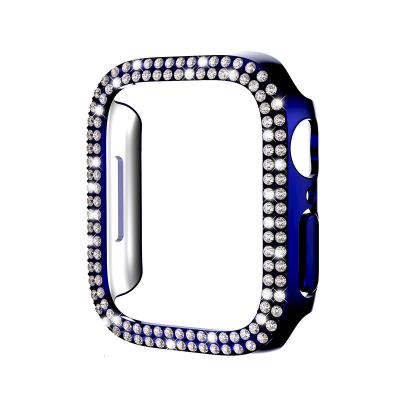 China Shining diamond for iwatch series protective cases for apple watch screen protector case 38mm 40mm 41mm 42m 44mm 45mm 38/40/41 mm for sale