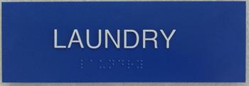 China Thermoforming Ada Interior Signage , Laundry Room Signs With Raised Text / Braille for sale