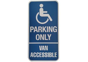 China Handicap Parking Aluminum Metal Signs Custom Weather Resistant Long Lasting Ink for sale