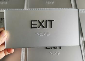 China Rectangle ADA Exit Sign 1/8