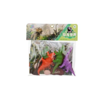 China 2022 Toy Product Children's Animal World Hot Toy Simulation Plastic Dinosaur Tree Eggshell Children's Educational Animals Model Toy Set for sale