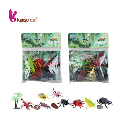 China Hot Sale Animal Series Toy Set For Kids Learning Simulation Animals Insect Toy Plastic Models Mini Pvc Figures 3d Toy 2022 Children Educational Animals for sale