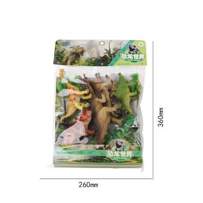 China 2022 Plastic Toy Wild Animal Models Dinosaur Egg Children Toy PVC Educational Simulation Animal Dinosaur Small Toy Set for sale