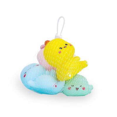 China Bath Toy Factory Price Wholesale Baby Bathing PVC Rubber Toy Cute Dinosaur Sound Bath Playing Toys For Kid Gift for sale