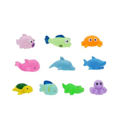 China Bath Toy Baby Shower Playing Toy Marine Animals Squeezing And Calling Making Toys Healthy Bath Playing Squeeze Toys For Kids for sale