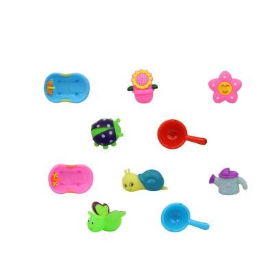 China Animal Bath Toy Set Play Water Plastic Toy Bath Toy Wholesale Baby Kids Safety Material PVC Bathtub Set for sale