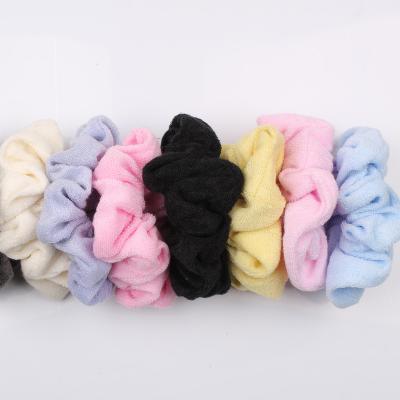 China Wholesale Popular Cute Fashionable Intestine Ring For Girls Hair Accessories For Woman Head Bands Sponge Towel Sausage Ring for sale