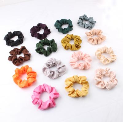 China Popular Fashionable Women Hair Accessories Can Be Customized Silk Hair Scrunchies Hair Scrunchies For Elastic Hair Ties for sale