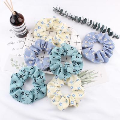 China Popular Custom Cheap Hair Accessories For Girls Scrunchies Scrunchies Hot Cheap Hair Accessories With English Printing for sale