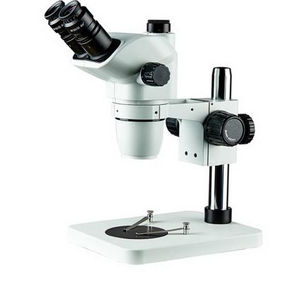 China Factory Supply 6.7X-45X Parfocal Trinocular Optical Zoom Stereo Microscope SM-SZ6745T-B1 for sale