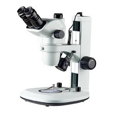 China Factory Supply 6.7X-45X Parfocal Trinocular Optical Zoom Stereo Microscope SM-SZ6745T-J3L for sale