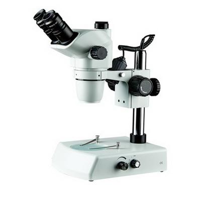 China Factory Supply 6.7X-45X Parfocal Trinocular Optical Zoom Stereo Microscope SM-SZ6745T-B2 for sale