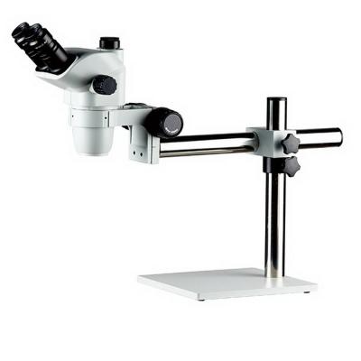 China Factory Supply 6.7X-45X Boom Stand Parfocal Trinocular Optical Zoom Stereo Microscope SM-SZ6745T-STL3 for sale