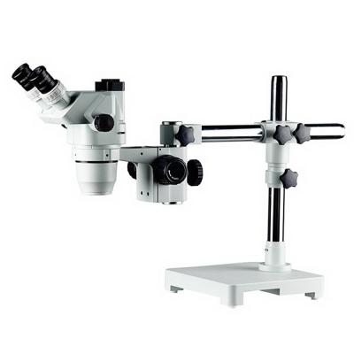 China Factory Supply 6.7X-45X Boom Stand Parfocal Trinocular Optical Zoom Stereo Microscope SM-SZL6745T-STL1 for sale