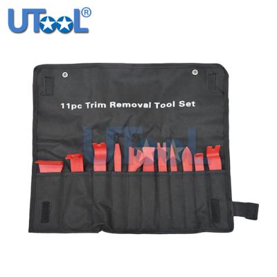 China Plastic Tool Kit 11pcs Car Door Trim Removal Tool Car Door Panel Remover Remover Pry Set for sale