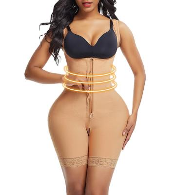 China Plus Waist Trainer Corset Shapewear Bodysuit Latex Body Shaper Waist Trainers 2021 Full Slimming Underwear Mail Liposuction for sale