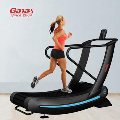 China Eco-friendly Curve Treadmill Home Air Runner Commercial Running Treadmill Machine Unpowered Mechanical Manual Treadmill for sale